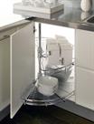 Wirework. Chrome Wire 1/2 Carousel 760mm Diameter & Adjustable Shaft