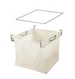 Laundry Basket, Wire With Fabric Bag 480X505X430(Wxdxh)