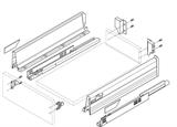 Blum Grey Tandembox Drawer 400 x 115mm with Integrated Blumotion