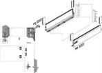Blum intivo tandembox corner drawer 'D' height 650mm with boxcover silk white