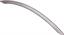 Bow handle brushed nickel 128mm centres