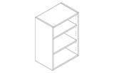 500 x 720mm Wall ClicBox Kitchen Cabinet in White