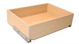 Bedroom drawer with blumotion runners 300 x 400 x 147mm (w d h), beech