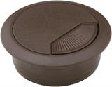 Cable tidy 2 part brown 60mm