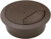 Cable tidy 2 part brown 60mm