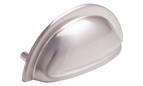 Henrietta Cup Handle, Brushed Nickel, 76mm centres