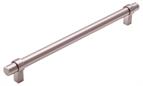 Strapped Bar Handle, Brushed Nickel, 224mm centres