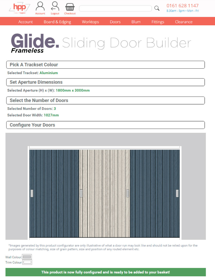 Glide Frameless Sliding Doors