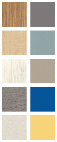 Egger Laminate Colour Chart