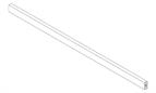 Blum Antaro cross gallery rail for cutting to size 1046mm silk white