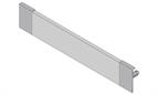 Blum Antaro M height inner drawer front to suit 400mm unit metallic grey