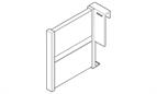 Blum Antaro / Intivo lateral divider silk white