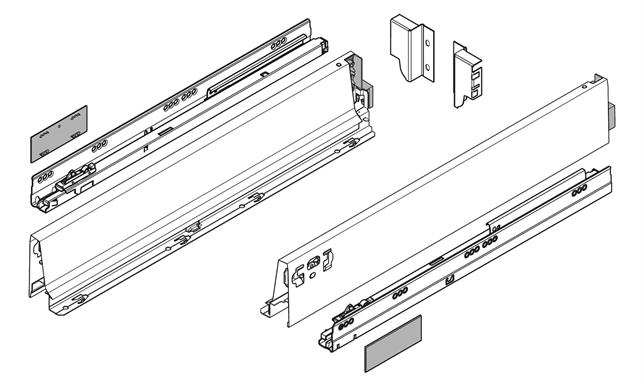 Antaro M-Height Standard Drawers