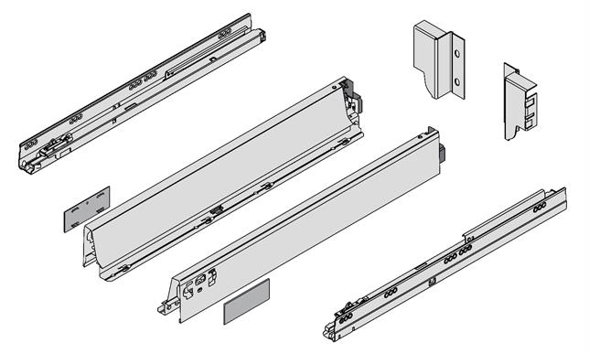 Antaro N-Height Standard Drawers