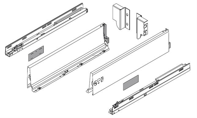 Antaro K-Height Standard Drawers