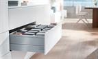 Blum Antaro Tandembox D-Height (450mm) Grey Metal Element, Silk White | 50kg