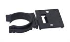 Plinth Clip for base unit legs, with backplate