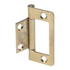 Flush hinge 50mm brassed