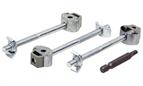 Worktop jointing zipbolt 100mm, pack of 3 including 5mm hex drive