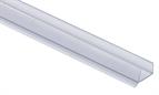 Transparent plinth protector 3.05m for 15/16mm chipboard