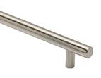 16mm bar handle brushed nickel 595mm centres