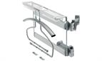 Wirework. Side Pull Out Suit Holder With Rotating Hinge