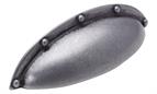 Shell Handle, Antique Pewter, 64mm Centres - Phase-Out