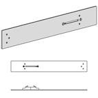 Slim interior wardrobe system, Vibo Elite accessory plate