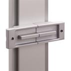 Slim interior wardrobe system, Vibo accessory connection, aluminium