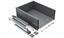 Pre-assembled pan drawer