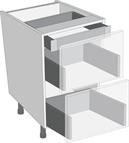Legrabox Orion Grey 600mm Cabinet Pack, 1 Internal Cutlery &amp; 2 Pan Drawers