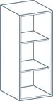 300 x 720mm Wall Unit Carcass in Light Grey (Flat Pack)