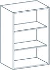 500 x 720mm Wall Unit Carcass in White (Flat Pack)