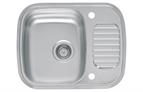 Reginox Regidrain reversible inset sink, single bowl with two tap holes