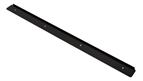 Black end strip for 40mm worktop with 6mm radius