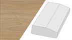 Light Pelmet GL4, 3 mtr vinyl wrapped shaker style lissa oak