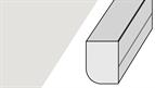 Dual Purpose Moulding High Gloss Grey 3mtr