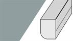 Dual Purpose Moulding Super Matt Fjord 3mtr