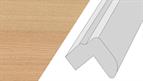 Cornice GL9, 3mtr top fixed round bullnose style light ferrara oak