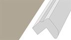 Cornice GL9, 3mtr top fixed round bullnose style Dakar