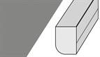 Dual Purpose Moulding Super Matt Dust Grey 3mtr