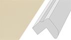 Cornice GL9, 3mtr top fixed round bullnose style Painted Oak Mussel
