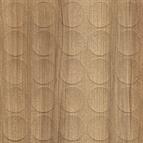 Self-adhesive cover cap, Natural Pacific Walnut, 14mm (25 per sheet)		