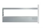 Antaro TipOn BlumotionT-Box D-Height (400mm) Gallery Rail | Metallic Grey | 30kg