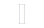 Avanti Legno Horizontal Grain 22mm Blind Corner Panel EAR Grey Ash 720 x 150mm