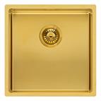 Reginox Miami Gold single bowl integrated sink, 40 x 40