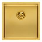 Reginox Miami Gold single bowl integrated sink, 40 x 40