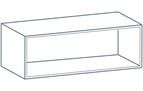 900mm Bridging EasyCab Kitchen Cabinet in White 290 x 300