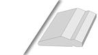 Cornice GL2, 3mtr top fixed shaker style high gloss white