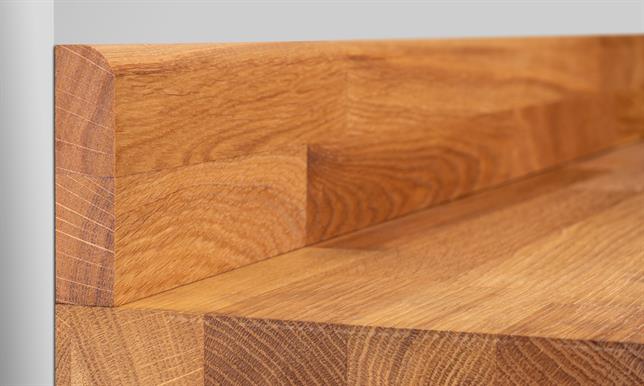Solid Oak Upstand